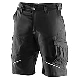 KÜBLER ACTIVIQ Arbeitsshorts schwarz, Größe 52, Herren-Arbeitsshorts aus Mischgewebe, leichte Arbeitsshorts von KÜBLER Workwear