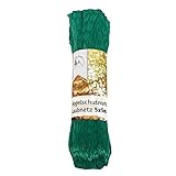 TTL Garden 5 x 5 m Vogelschutznetz Laubnetz grün - feinmaschig 20x20mm besonders reißfest Teichnetz Gartennetz Laubschutznetz Obstbaumnetz für Vogelabwehr Beetschutz, engmaschig