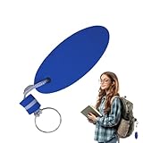 Bohany Schwimmender Schlüsselanhänger, ovaler schwimmender Schlüsselanhänger, Wassersportzubehör, Schultasche, Schlüsselanhänger für Reisen, Meer, Segeln, Outdoor, Angeln, Camping, Strand, See, Fluss