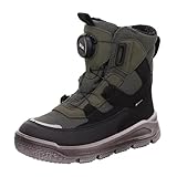 Superfit Jungen MARS warm gefütterte Gore-Tex Schneestiefel, Schwarz Grün 0000, 30 EU