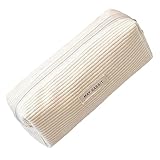 Milchweiß Mäppchen,Aesthetic Etui,Mäppchen Cord-Stoff,Schüttelpenal,Federtasche,Stiftetasche,Supplies Stiftemappechen,Schulmäppchen Federmappe,Schulsachen,für Schule,Teenager,Back To School Clean Girl