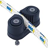 Nylon -Seil -Nocken - - Leichte Bootsanpassung, kompakte Segelhardware | Sichere Seilschloss -Pilates -Reformatoren, Meereskajaks und Fischereidinghies, schwarzes Zubehör für Wasserfahrzeuge und