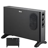 Konvektor Heizung elektrisch mit Heizlüfter - Elektroheizung mit Gebläse - separat zuschaltbarer Heizlüfter - energiesparend leise - Konvektorheizung elektrische Heizung 2000 Watt - Heizgerät