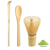 Matcha Set, Matcha Besen, Bambusbesen Matcha, Matcha-Schneebesen 3er-Set, für Die Teezeremonie, Das Getränk
