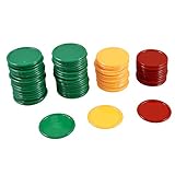Lodokdre Rot Gelb Gruen Runde Form Mini Poker Chips Gluecklich Spiel Requisiten