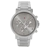 Tommy Hilfiger Multi Zifferblatt Quarz Uhr für Herren mit Silbernes Edelstahlarmband - 1710382