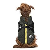 Wintermäntel für kleine Hunde | wasserdichte Jacken mit Geschirr und D-Ringen - Reißverschluss-Hundejacke, Welpenmantel, kleine Hundekleidung, Hundemantel mit Geschirr für kleine, mittelgroße Nife-de
