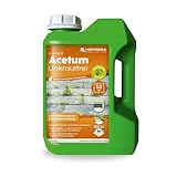 HOTREGA Grundstoff Acetum Unkrautfrei 3 Liter | Natürliches Essigsäurekonzentrat zur Wildkrautentfernung auf Wegen, Terrassen, Höfen und Einfahrten