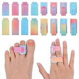 Ybeaty 8 StüCk Hammerzehenkorrektor Zehenschiene Hammerzehen Korrektoren OrthopäDischer Zehentrenner Hammerzehenspreizer füR Schiefe GekrüMmte Gebogene Zehen