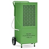 BAUTEC Bautrockner » 158 Liter pro Tag » Entfeuchter für Räume bis 300m2 » Luftentfeuchter 1.350 Watt » Raumtrockner
