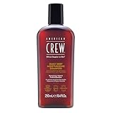 AMERICAN CREW – Daily Deep Moisture Shampoo, 250 ml, Pflegeshampoo für Männer, Haarprodukt ohne Silikone, Haarshampoo mit Citrus & Minze Duft, für gesund aussehendes Haar, vegan