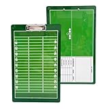 OUKMXSY Hochwertiges doppelseitiges Rugby-Coaching-Board, Rugby-Taktik-Klemmbrett, trocken abwischbares Markerboard, digitales Strategie-Markerboard, Trainingsausrüstung für Trainer