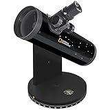 National Geographic Teleskop 76/350 Compact Dobson mit Tischstativ und umfangreichem Zubehör zum Start in die Astronomie