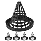 Happyyami 6st Angelzubehör Netz Fallen Futterstelle Für Teichfische Bausatz Kit Zum Angeln Mit Magneten Körbe Für Wasserpflanzen Futterring Für Fische Futterspender Angelköder Black Plastik