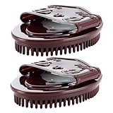 minkissy 2 Stück Meridian Massagebürste für Rücken und Nacken Tragbarer Handmassage pinsel zur Ganzkörper schröpfmassage Tiefenwirksames Entspannungsgerät für Beine Schultern Waden Fördert