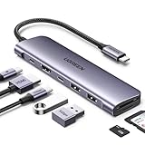 UGREEN Revodok USB C Hub 4K HDMI, PD100W, 2*USB A & USB C 5Gbps, SD/TF Kartenleser USB C Adapter Kompatibel mit iPhone 16 Serie, MacBook, iPad, Surface Laptop, Galaxy S24, Steam Deck usw.