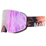 NAKED Optics Skibrille Männer, Ski Brille Frauen, Snowboardbrille (TROOP EVO Palms, ohne Schlechtwetterglas)