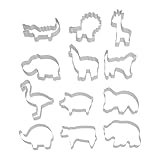 Cracker-Ausstechformen | Edelstahl-Teigschneider zum Backen – einfaches Herauslösen von Desserts, Werkzeug für Fondant, Brot, Muffins, weiches Gebäck, Schokolade, Sandwiches