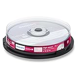 Philips DVD+R Rohlinge High-Speed (4.7 GB /120 Minuten Video, 1-16x Speed, 10er Spindel)