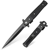 BEFUNC Klappmesser Taschenmesser mit Gürtelclip, Scharfes Einhandmesser mit Edelstahlklinge für Arbeit Wandern Camping