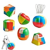 Puzzle-Rätsel, Denksport-Puzzle - 3D Interlock Puzzle Brain Teaser Spielzeug - Denksport-Puzzlespiel, pädagogisches 3D-Freischalt-Interlock-Puzzle-Spielzeug für Kinder