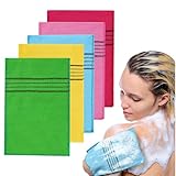URAQT Peelinghandschuh, 5 Stück Exfoliating Gloves peelinghandschuhe, Peeling-Handschuhe Körper, handschuh Körperpeeling für Körper und Gesich
