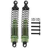 MEEVINWH Metall-Stoßdämpfer für RC-Cars, hohe Festigkeit, Flexible Feder, einfache Installation, für Slash 2WD-Modelle (Grün)