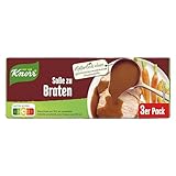 Knorr Soße zu Braten leckere dunkle Soße natürlich ohne geschmacksverstärkende Zusatzstoffe 3er Pack