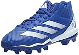 adidas Unisex-Kinder Adizero Impact.2 geformter American Football Sneaker, Team Royal Blue/White/Team Royal Blue, 1 US Little Kid