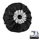 Reserveradabdeckung Reifencover,80*47cm Universale Autoreifen Schutzhülle,Auto Reifenabdeckung,Universal Ersatzradabdeckungen,Geeignet für Autoreifen mit Einem Gesamtraddurchmesser von 19 bis 23 Zoll