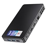 MeLE Mini-PC Overclock4C, Reddot-Gewinner 2024, Win 11 Pro N100 16GB 512GB, 4K-HDMI-Anzeige, USB-C PD3.0 & Video-Ausgang, Micro Desktop-Computer