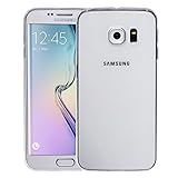 wortek Designer TPU Silikon - Case für Samsung Galaxy S6 Edge Schutz Hülle Transparent (SM-G925F)