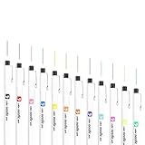 Fivetwofive 12 Farben 05 Mikrometer Stift-Set Mini-Fineliner Zeichenstift-Set Mini-Pen Fineliner Tinten-Set, Mikrometer-Stifte für Künstler
