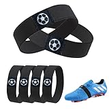 NICEIN 6 Stück Schnürsenkel Fixierband - Schnürsenkel Fixierband Fussball - Verhindern Dass die Schnürsenkel Sich Lösen - Triathlon Schnürsenkel Fixierband Geeignet für Sportschuhe und Freizeitschuhe