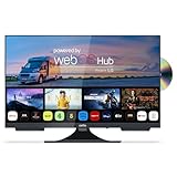 Cello C2224WSF Trav 22' Full HD SMART/DVD Camping Reise TV integrierter DVD Player Rahmenlos Triple Tuner Bluetooth WebOS by LG Pitch Perfect Lautsprecher Wohnmobil LKW [2024]