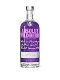Absolut Vodka Wild Berri, Wodka mit fruchtig-intensivem Wildberry-Geschmack und ohne zusätzlichen Zucker, für Cocktails und Longdrinks, 38 Prozent Volumen, 1 x 1L