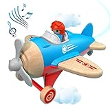 Wanborns Spielzeugflugzeug für Kinder, Kleinkind-Flugzeugspielzeug mit Sound und Licht, Auto-Spielzeug für 18 Monate, 2 3 4 5 Jahre alte Jungen-Geschenk