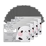 Gesichts Löschpapier 400 Stück - Männer Frauen Fettige Hautpflege Oil Control Paper für - Natürliche Blotting Paper Gesicht, Löschpapier zum Bügeln(schwarz)