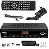 Hd-line EC 2990 DVBT Decoder - Full HD 1080p - DVBT-2 - DVBT Tuner - TV Decoder (HDTV, SCART, USB) HD für TV