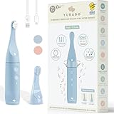 Elektrische Zahnbürste für Kinder, elektrische Zahnbürste Junior, Babyzahnbürste, Kinderzahnbürste, Kindergeschenk, Schallvibration, Musik, skalierbar, Timer, LED, 2 Bürsten