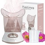 Gesichtssauna MEASTEAM® Révolution Facial Steamer 2in1 Dampfgerät zur Hauptpflege Inhalation Porenreinigung • Professional Termal Spa Haut Poren Gesicht Dampf Aroma Therapie Gesichtsdampfer