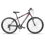 Huffy Herren 27.5' Tekton Hardtail Mountainbike, 27,5 Zoll, Schwarz