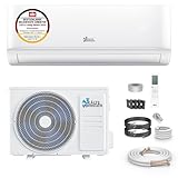 Kältebringer Split Klimaanlage - 9000 BTU (2,6 kW) - Inverter Klimagerät mit Heizfunktion, WiFi und App - bis 45qm - sehr leise - Set: 5m Kupferleitung, Kältemittel R32, Montagematerial