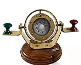 Geschenk für Vater Messing nautischer Schiffskompass Boot Navigation Matrosen Geschenke Tischplatte Sammlerstück Dekor Maritime Vintage Kompasse