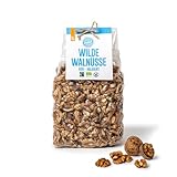 PAKKA - Bio Fairtrade Walnusshälften Walnusskerne helle Hälften 1kg, rohe wilde Bergwalnüsse, wildgesammelt, halbe Walnüsse direkt von Kleinbauern aus Samarkand in Usbekistan, Öko, vegan 1000g