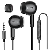 Kabelgebundene 3,5-mm-Kopfhörer, Geräuschunterdrückung, In-Ear-Headset mit Mikrofon, hohe Klangqualität, 3,5-mm-Klinkenstecker, für Schüler, Tablets, für iPod, iPad, MP3, MP4, iPhone 6, 5S, Computer,