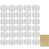 30 Stück Döschen,Döschen 5ml,Döschen mit Deckel,Dosen für Lippenbalsam Döschen,Kleine Tiegel für Lippenbalsam,Mini Cremedose Leer，Cremedosen Salbendöschen Kosmetikdosen Kosmetikdosen