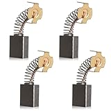 Ersatz-Kohlebürste 614367-00 5140024-30 für De Walt Fliesensäge – 4 Stück Kohlebürsten mit Bleien für DW713 DW715 DWS779 Gehrungssäge, R4092, Ryob i Tischsäge, Ersatz 0502025007