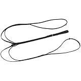 Covalliero Dreieckszügel, Ausbinder, Wienerzügel, Leder, schwarz, verstellbar, Full