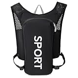Outdoor-Wandertasche, Wassertasche, Rucksack, Cross-Country-Marathon-Laufrucksack, Fahrradrucksack (schwarz)